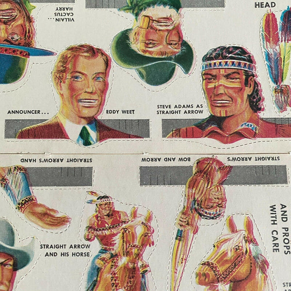 1940s Nabisco Advertising Cards Straight Arrow Shredded Wheat Lot of 10 Vintage